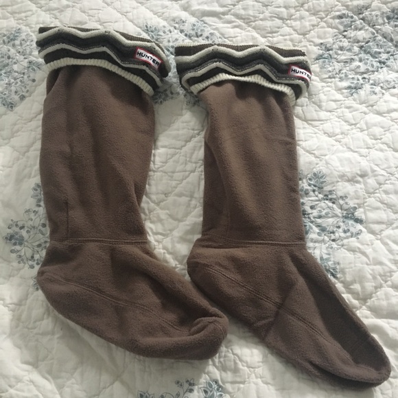 Hunter Accessories - Tall Cardigan Knit Cuff Welly Boot Socks